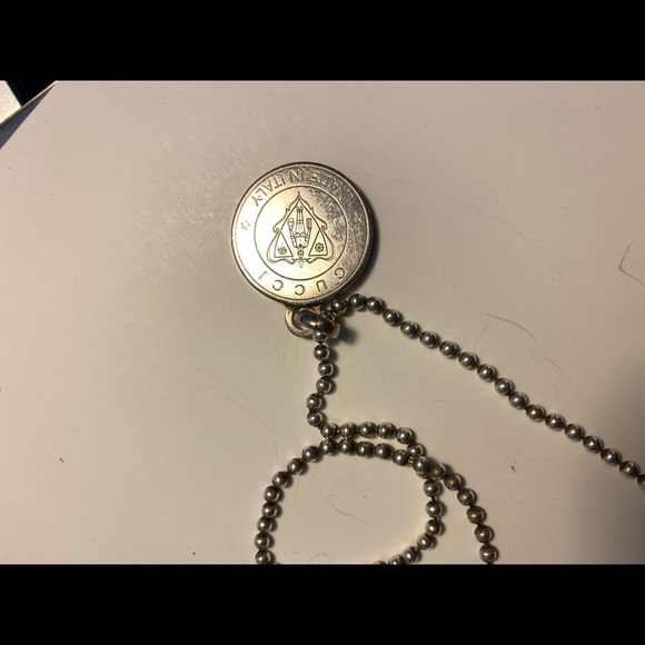 Gucci coll crest 50 cm necklace argento - Picture 1 of 3
